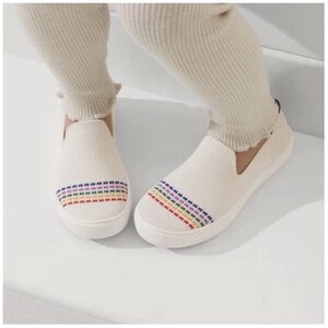 Rothy’s Kids Pride Shoes Size 3 Rainbow Stripe